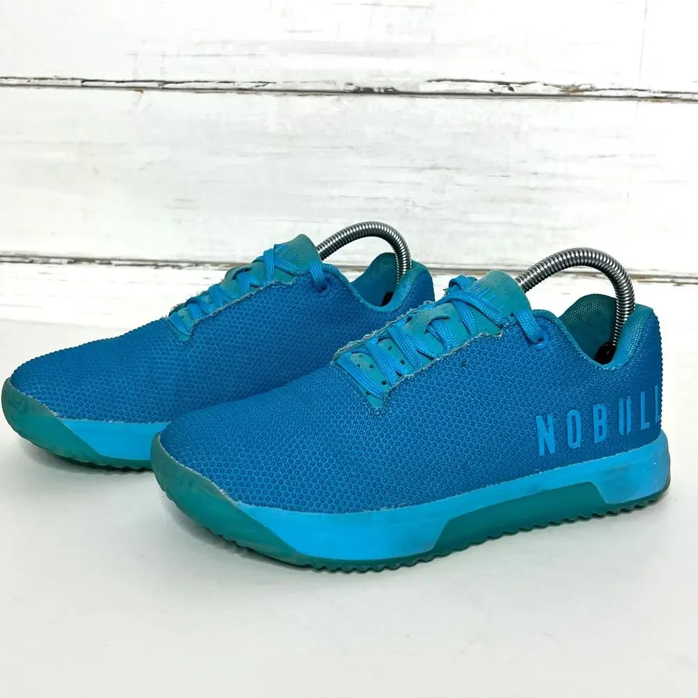 NoBull Superfabric Trainer Sneakers Blue Women's Shoe Size 8.5